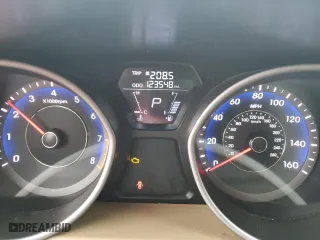 2013 Hyundai Elantra Limited with VIN KMHDH4AE2DU757732, listed as a Copart auction lot 51809055 with 123,548 mi miles and Salvage Title. Bid and sale history available at carsss.com. Image 9.