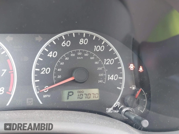 2010 Toyota Corolla with VIN JTDBU4EE9A9105402, listed as a IAAI auction lot 42474598 with 107,070 mi miles and . Bid and sale history available at DreamBid. Image 16.