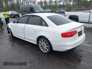 2016 Audi A4 Premium with VIN WAUBFAFL4GN010684, listed as a IAAI auction lot 41749037 with 88,758 mi miles. Bid and sale history available at carsss.com. Image 3.