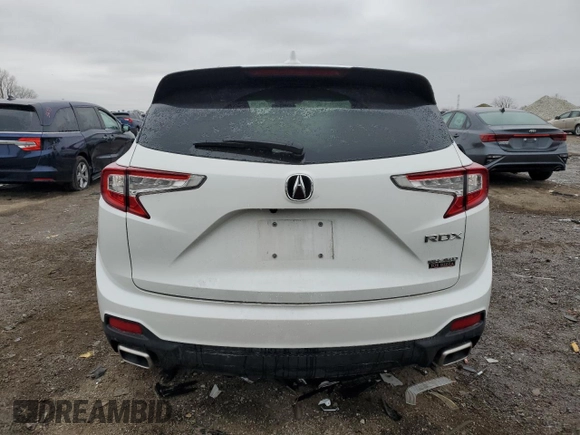 2024 Acura RDX with VIN 5J8TC2H39RL024535, listed as a Copart auction lot 44133795 with Not provided miles and Salvage title. Bid and sale history available at DreamBid. Image 6.