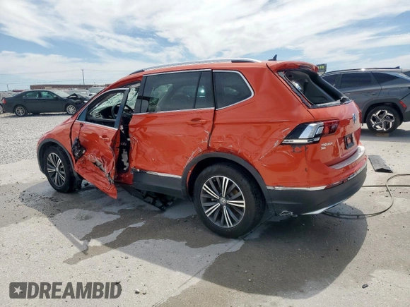 2018 Volkswagen Tiguan SEL с VIN 3VV3B7AX6JM021060, выставлен на аукционе Copart как лот 57887515 с пробегом 20 176 миль миль и На запчасти • Non repairable. История ставок и продаж доступна на DreamBid. Изображение 2.
