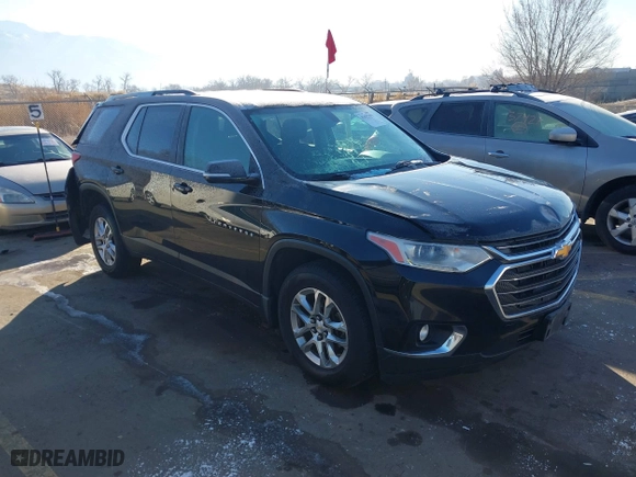 2018 Chevrolet Traverse LT Cloth with VIN 1GNEVGKW7JJ278589, listed as a IAAI auction lot 41432399 with 181,282 mi miles. Bid and sale history available at carsss.com. Image 1.