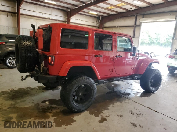 2016 Jeep Wrangler Unlimited Sahara z VIN 1C4BJWEG9GL219739, wystawiony jako Copart lot #59686315 z przebiegiem 59 242 mil mil oraz Szkoda całkowita • Salvage title. Historia ofert i sprzedaży dostępna na DreamBid. Obrazek 3.