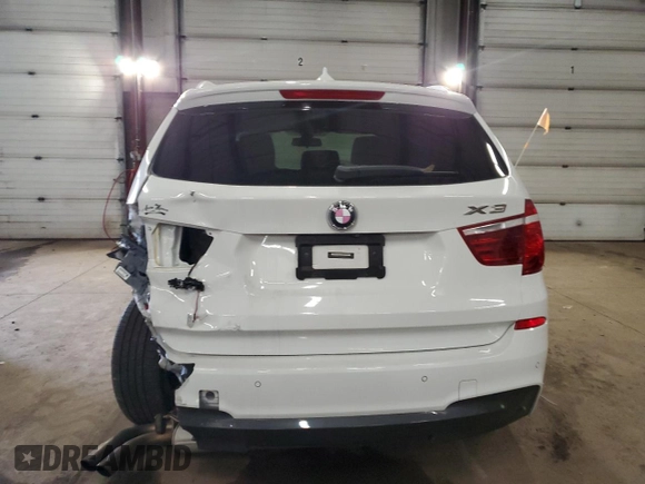 2017 BMW X3 xDrive28i with VIN 5UXWX9C38H0W66825, listed as a Copart auction lot 86734694 with 99,251 mi miles and Salvage Title. Bid and sale history available at DreamBid. Image 6.