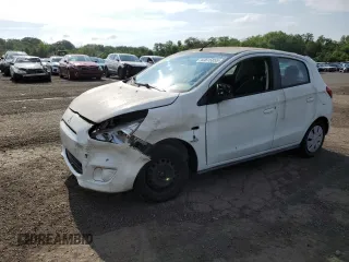 2014 Mitsubishi Mirage DE with VIN ML32A3HJ1EH024601, listed as a Copart auction lot 63615855 with 113,790 mi miles and Salvage title. Bid and sale history available at DreamBid. Image 1.