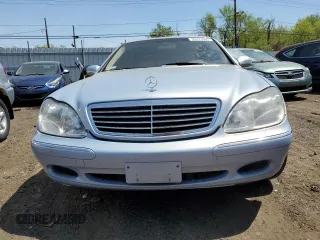 2000 Mercedes-Benz S with VIN WDBNG70J7YA056119, listed as a Copart auction lot 55221685 with 145,376 mi miles and Clean Title. Bid and sale history available at carsss.com. Image 5.