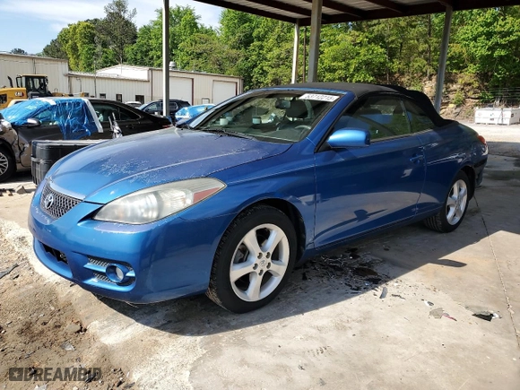 2007 Toyota Camry Solara SE with VIN 4T1FA38P37U125583, listed as a Copart auction lot 53712215 with 131,015 mi miles and Salvage Title. Bid and sale history available at carsss.com. Image 1.