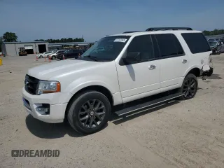 2017 Ford Expedition Limited with VIN 1FMJU1KTXHEA43678, listed as a Copart auction lot 57202965 with 127,781 mi miles and Salvage title. Bid and sale history available at DreamBid. Image 1.