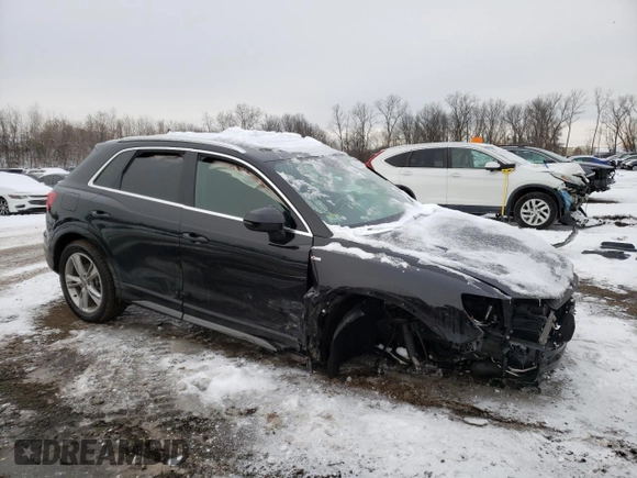 2019 Audi Q3 S line Premium Plus with VIN WA1EECF38K1065065, listed as a Copart auction lot 89388275 with 50,883 mi miles and Salvage Title. Bid and sale history available at carsss.com. Image 4.