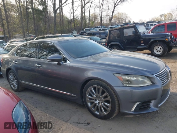2013 Lexus LS 460 L with VIN JTHGL1EF8D5050029, listed as a IAAI auction lot 41891150 with 202,315 mi miles. Bid and sale history available at carsss.com. Image 13.