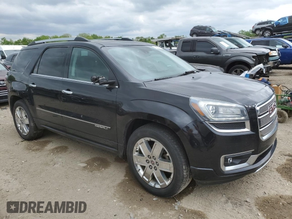2014 GMC Acadia Denali z VIN 1GKKVTKD5EJ361077, wystawiony jako Copart lot #58598415 z przebiegiem 157 966 mil mil oraz Czysty tytuł • Clean title. Historia ofert i sprzedaży dostępna na DreamBid. Obrazek 4.