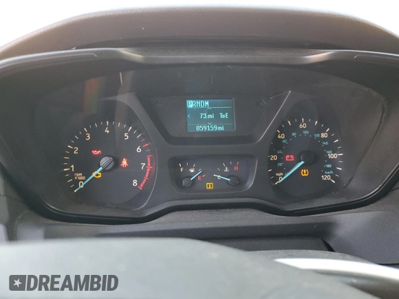 2015 Ford Transit with VIN 1FTSW3XV5FKA06206, listed as a Copart auction lot 71372803 with 59,159 mi miles and Non Repairable. Bid and sale history available at DreamBid. Image 9.