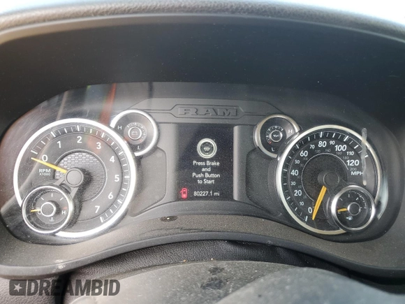 2019 Ram 3500 Tradesman with VIN 3C63R3GJ6KG549520, listed as a Copart auction lot 55219634 with 80,227 mi miles and Salvage Title. Bid and sale history available at carsss.com. Image 9.