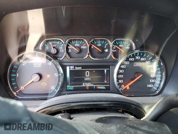 2019 Chevrolet Silverado 1500 LT with VIN 2GCRCPEC2K1132887, listed as a Copart auction lot 49436985 with 87,520 mi miles and Salvage Title. Bid and sale history available at DreamBid. Image 9.