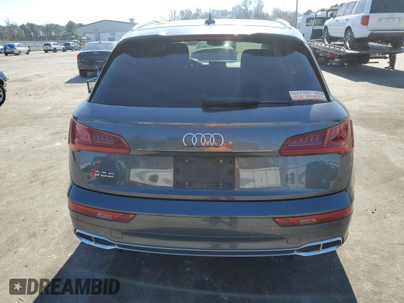 2020 Audi SQ5 Premium Plus with VIN WA1B4AFY8L2009208, listed as a Copart auction lot 43096164 with 63,434 mi miles and . Bid and sale history available at DreamBid. Image 6.