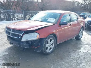 2008 Dodge Avenger SXT with VIN 1B3LC56R78N696122, listed as a IAAI auction lot 41651794 with 195,054 mi miles. Bid and sale history available at carsss.com. Image 20.