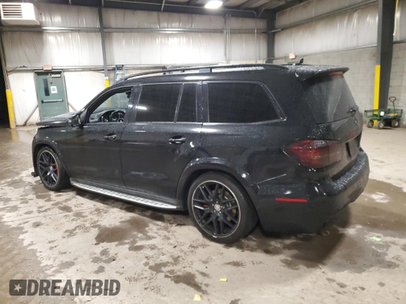 2017 Mercedes-Benz GLS with VIN 4JGDF7FE8HA684938, listed as a Copart auction lot 83664534 with 88,113 mi miles and Salvage Title. Bid and sale history available at carsss.com. Image 2.