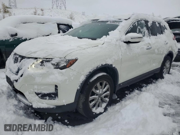 2018 Nissan Rogue SV z VIN JN8AT2MV2JW346549, wystawiony jako Copart lot #82572574 z przebiegiem 66 193 mil mil oraz Szkoda całkowita • Salvage title. Historia ofert i sprzedaży dostępna na DreamBid. Obrazek 1.