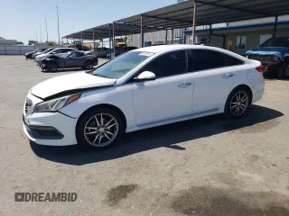 2015 Hyundai Sonata Sport z VIN 5NPE34AB2FH223690, wystawiony jako Copart lot #58958085 z przebiegiem 140 527 mil mil oraz Szkoda całkowita • Salvage title. Historia ofert i sprzedaży dostępna na DreamBid. Obrazek 1.