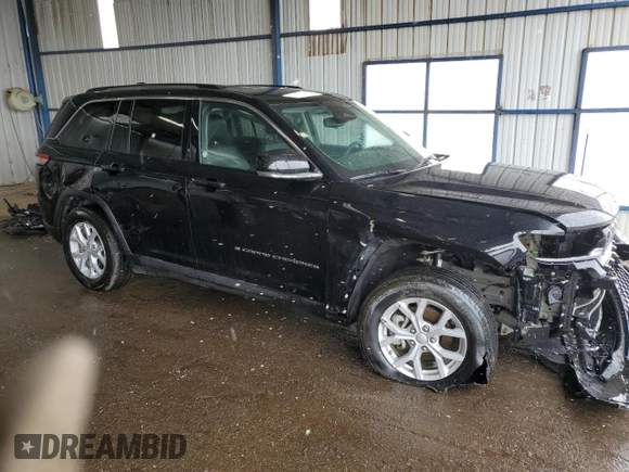 2024 Jeep Grand Cherokee Limited with VIN 1C4RJHBG4RC696595, listed as a Copart auction lot 53904275 with 32,636 mi miles and Salvage title. Bid and sale history available at DreamBid. Image 4.
