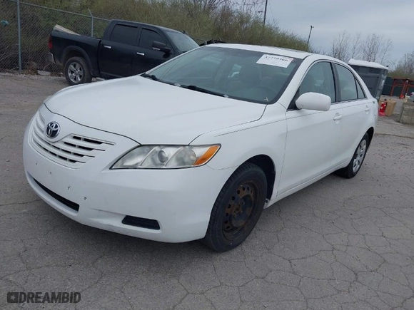 2007 Toyota Camry CE with VIN 4T1BE46K57U727322, listed as a IAAI auction lot 37779366 with 130,795 mi miles. Bid and sale history available at carsss.com. Image 2.