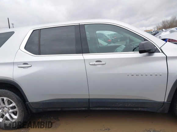 2020 Chevrolet Traverse LS with VIN 1GNEVFKW3LJ302044, listed as a IAAI auction lot 41211456 with 49,666 mi miles and . Bid and sale history available at DreamBid. Image 13.