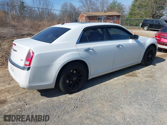 2012 Chrysler 300 Limited with VIN 2C3CCACG8CH252814, listed as a IAAI auction lot 41780016 with 176,901 mi miles. Bid and sale history available at carsss.com. Image 4.