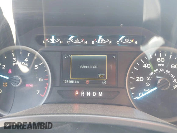 2018 Ford F-150 XL with VIN 1FTEW1CPXJKD56562, listed as a IAAI auction lot 42588371 with 137,496 mi miles and . Bid and sale history available at DreamBid. Image 7.