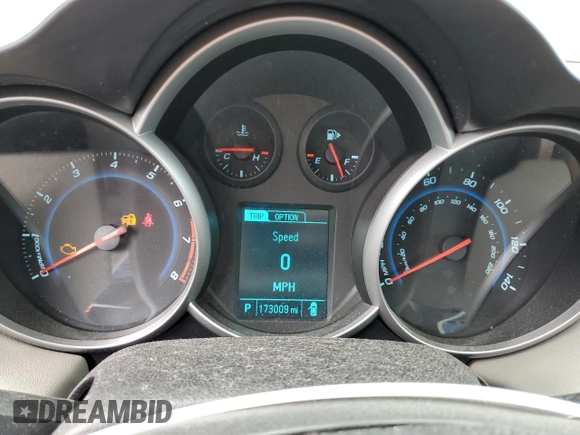 2014 Chevrolet Cruze LS with VIN 1G1PA5SH5E7177789, listed as a Copart auction lot 52988055 with 173,009 mi miles and Non Repairable. Bid and sale history available at carsss.com. Image 9.