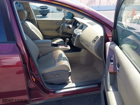 2009 Nissan Murano SL with VIN JN8AZ18W89W138151, listed as a IAAI auction lot 42053921 with 98,498 mi miles. Bid and sale history available at carsss.com. Image 5.
