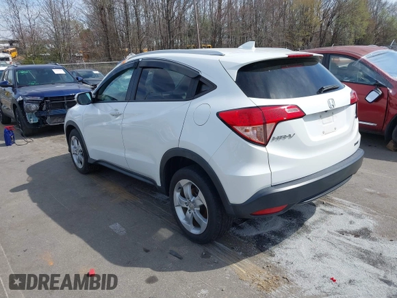 2016 Honda HR-V EX-L w/Navi with VIN 3CZRU6H75GM733050, listed as a IAAI auction lot 41832971 with 85,753 mi miles. Bid and sale history available at carsss.com. Image 3.