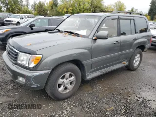 2000 Toyota Land Cruiser with VIN JT3HT05J7Y0084006, listed as a Copart auction lot 76390254 with 142,620 mi miles and Salvage Title. Bid and sale history available at carsss.com. Image 1.