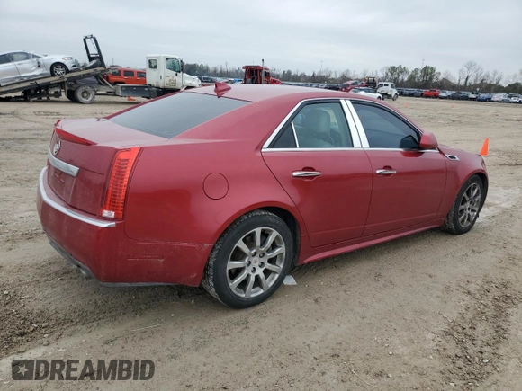 2012 Cadillac CTS Luxury with VIN 1G6DE5E58C0152071, listed as a Copart auction lot 42623935 with 102,082 mi miles and Salvage Title. Bid and sale history available at DreamBid. Image 3.
