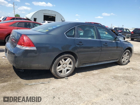 2014 Chevrolet Impala LT с VIN 2G1WB5E35E1180519, выставлен на аукционе Copart как лот 56638725 с пробегом Не указан миль и Списание • Salvage title. История ставок и продаж доступна на DreamBid. Изображение 3.