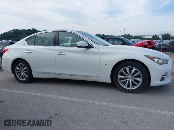 2015 Infiniti Q50 with VIN JN1BV7ARXFM391498, listed as a IAAI auction lot 42538882 with 164,808 mi miles and . Bid and sale history available at DreamBid. Image 13.