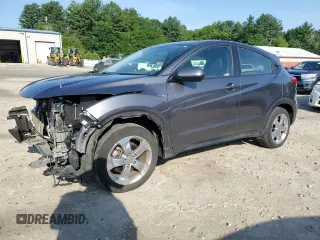 2021 Honda HR-V LX with VIN 3CZRU6H31MM726993, listed as a Copart auction lot 61356895 with 51,798 mi miles and Salvage title. Bid and sale history available at DreamBid. Image 1.