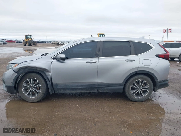 2020 Honda CR-V EX-L with VIN 7FARW1H80LE019499, listed as a IAAI auction lot 41561283 with 58,253 mi miles. Bid and sale history available at carsss.com. Image 14.