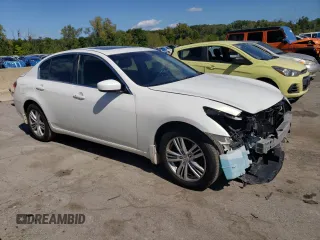 2013 Infiniti G37 x with VIN JN1CV6AR9DM764378, listed as a Copart auction lot 70253774 with 117,606 mi miles and Salvage Title. Bid and sale history available at carsss.com. Image 4.