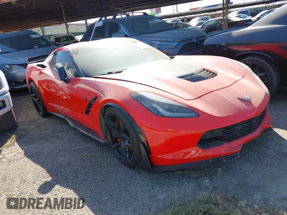 2014 Chevrolet Corvette Z51 3LT z VIN 1G1YL2D79E5127667, wystawiony jako IAAI lot #41944294 z przebiegiem 39 423 mil mil oraz . Historia ofert i sprzedaży dostępna na DreamBid. Obrazek 1.