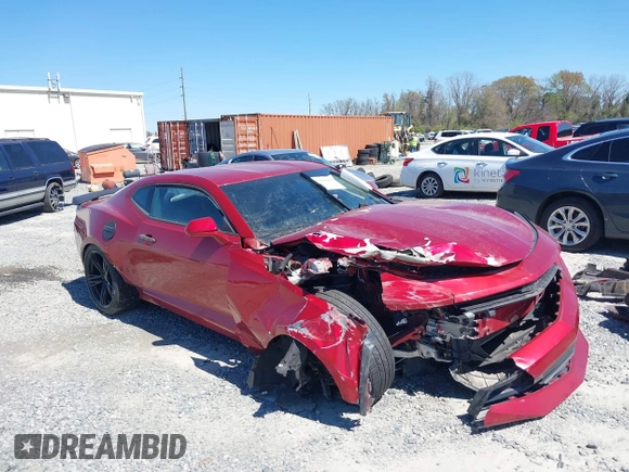 2016 Chevrolet Camaro 1LT with VIN 1G1FB1RS3G0148449, listed as a IAAI auction lot 41810993 with 55,199 mi miles. Bid and sale history available at carsss.com. Image 1.