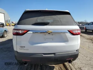 2020 Chevrolet Traverse LS with VIN 1GNERFKW8LJ149343, listed as a Copart auction lot 83079664 with 115,352 mi miles and Salvage Title. Bid and sale history available at carsss.com. Image 6.