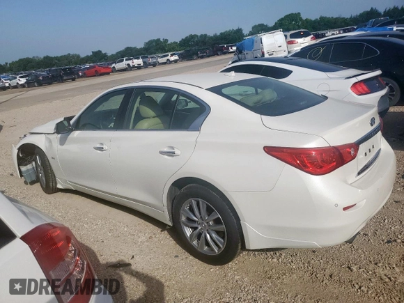 2017 Infiniti Q50 Premium z VIN JN1EV7APXHM740187, wystawiony jako Copart lot #56606145 z przebiegiem 101 308 mil mil oraz Szkoda całkowita • Salvage title. Historia ofert i sprzedaży dostępna na DreamBid. Obrazek 2.