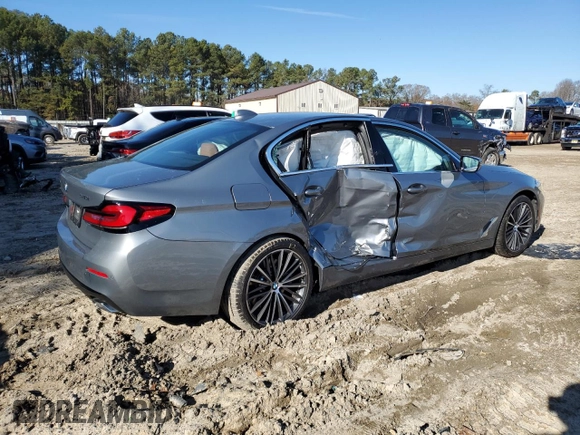 2023 BMW 5 Series 540i xDrive with VIN WBA73BJ04PWY03091, listed as a Copart auction lot 83214504 with Not Provided miles and Salvage Title. Bid and sale history available at carsss.com. Image 3.