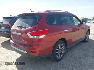 2016 Nissan Pathfinder SV with VIN 5N1AR2MN7GC613345, listed as a IAAI auction lot 41844224 with 116,782 mi miles. Bid and sale history available at carsss.com. Image 4.