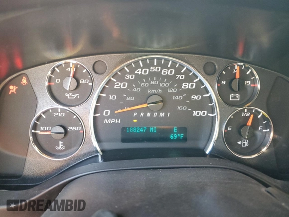 2013 Chevrolet Express Passenger LT with VIN 1GAZG1FG3D1134751, listed as a Copart auction lot 53728385 with 188,247 mi miles and Clean title. Bid and sale history available at DreamBid. Image 9.