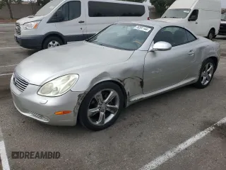 2003 Lexus SC with VIN JTHFN48Y030043608, listed as a Copart auction lot 76391144 with 245,943 mi miles and Salvage Title. Bid and sale history available at carsss.com. Image 1.