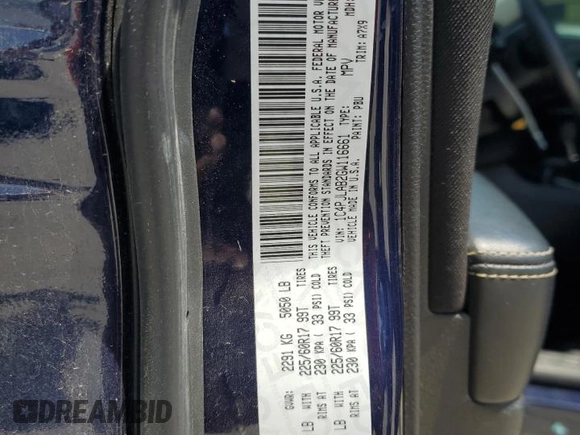 2016 Jeep Cherokee Altitude with VIN 1C4PJLAB2GW116661, listed as a Copart auction lot 53243165 with 94,708 mi miles and Salvage title. Bid and sale history available at DreamBid. Image 13.