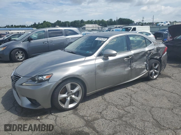 2014 Lexus IS 350 with VIN JTHCE1D25E5004313, listed as a Copart auction lot 63004255 with 133,589 mi miles and Salvage title. Bid and sale history available at DreamBid. Image 1.