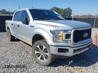 2019 Ford F-150 XL with VIN 1FTEW1EPXKKE73220, listed as a IAAI auction lot 41786592 with 118,410 mi miles. Bid and sale history available at carsss.com. Image 1.