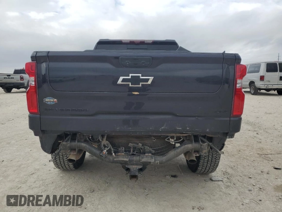 2023 Chevrolet Silverado 1500 LTZ with VIN 3GCUDGE84PG192610, listed as a Copart auction lot 86396384 with 34,036 mi miles and Salvage Title. Bid and sale history available at carsss.com. Image 6.